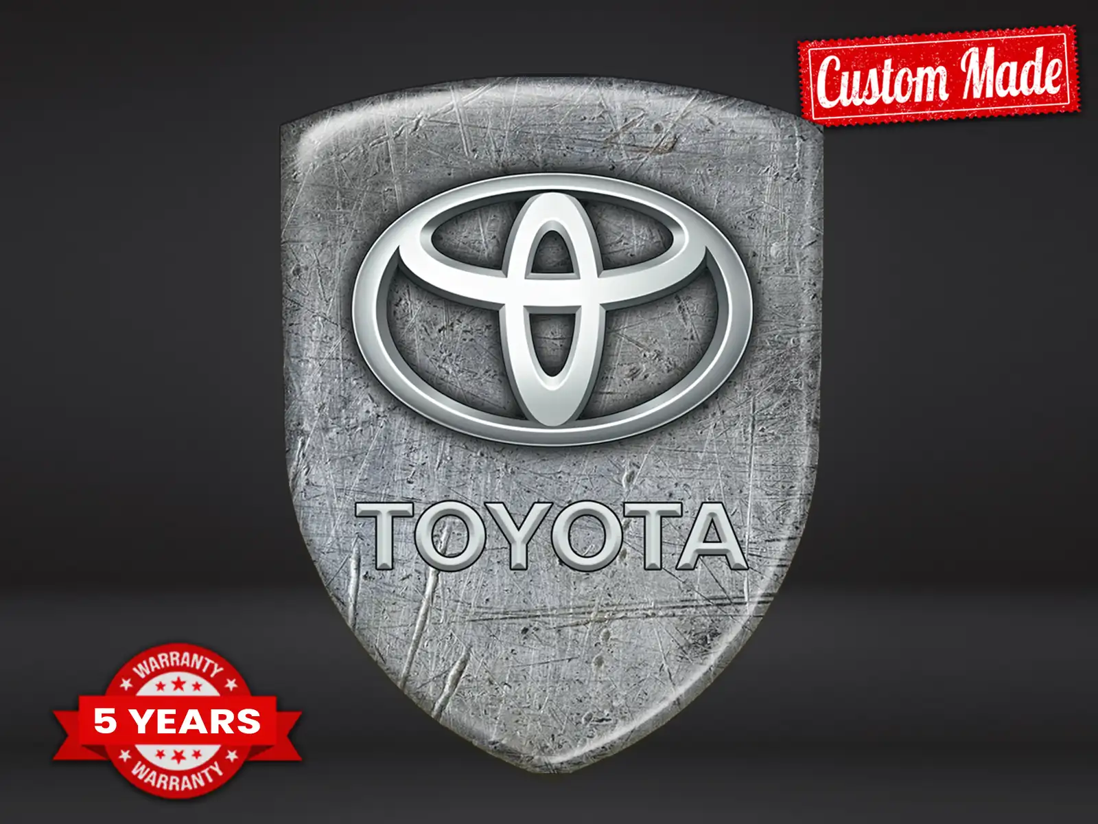 Toyota Bumper Sticker Printing Style Premium Customizable